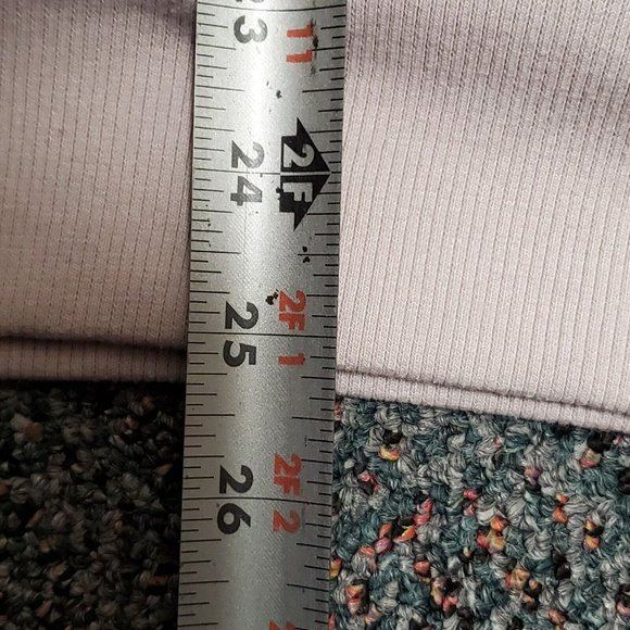 Fabletics Cowl Neck Zaylee Fleece Hoodie Heathered Pink/Gray Size Small S‎ - Picture 6 of 8